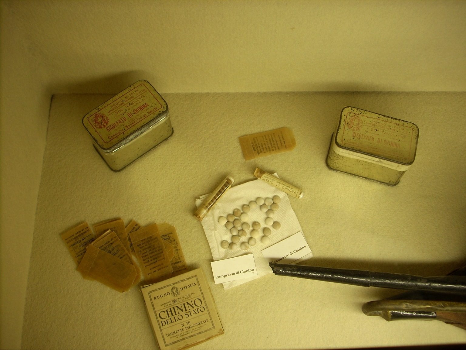 Chinino dello Stato, Bonifica Pontina, Museo Piana delle Orme, Latina.JPG